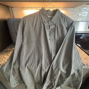 Classic Men's Checkered Button-Down Shirt